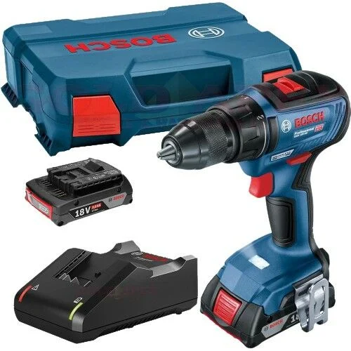 Bosch GSR 18V-50 Çift Akülü 2 Ah + 5 Ah Vidalama Makinesi