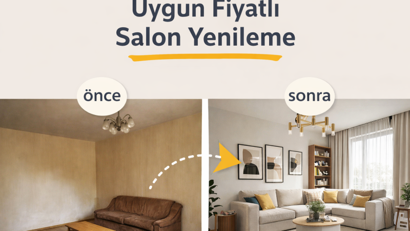 Uygun Fiyatlı Salon Yenileme